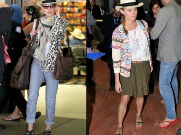 Diane Kruger, looks boho