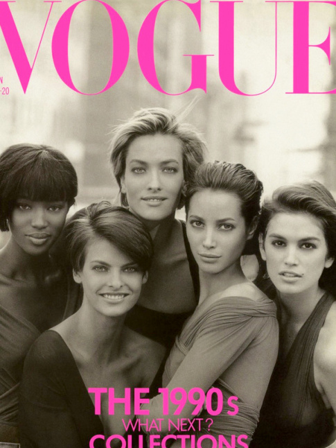 Impossible de rivaliser avec la couverture du Vogue UK de janvier 1990...