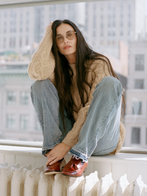 Demi Moore + J.Crew = le bon mix