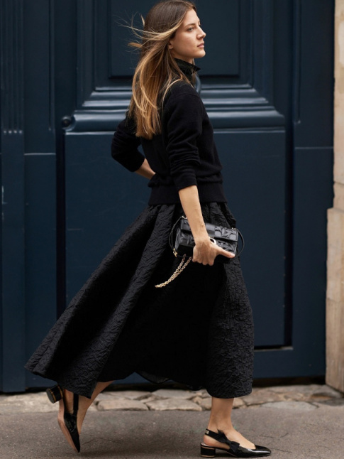 Le parfait total look noir #367