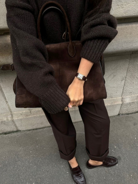 Pour ou contre le total look marron ?