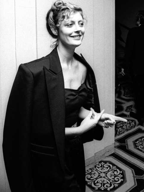 Susan Sarandon + total look noir = le bon mix