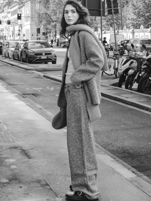 Androgyne et cosy, ce look a tout bon !