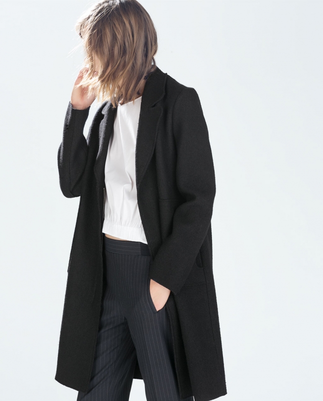 comment porter un manteau noir femme