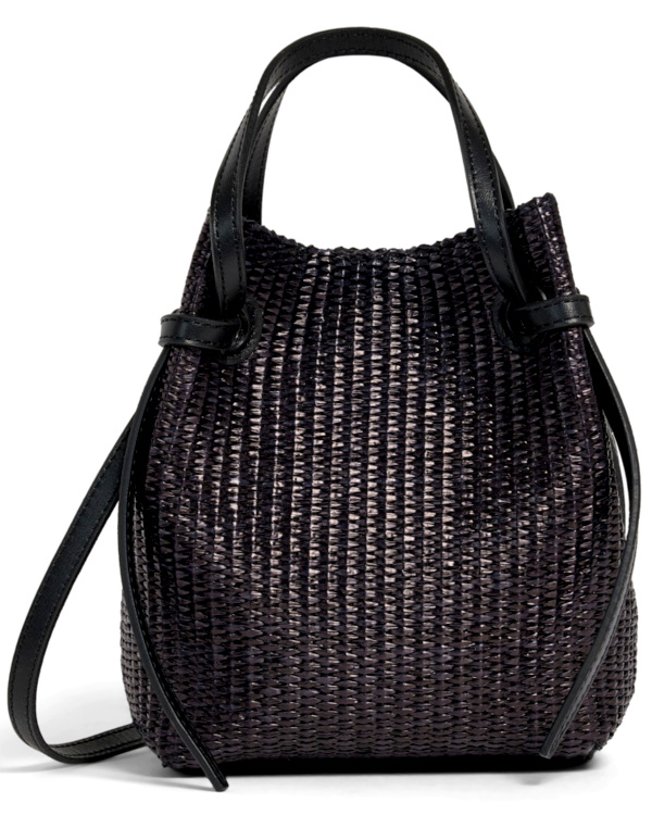 Sac seau noir tress