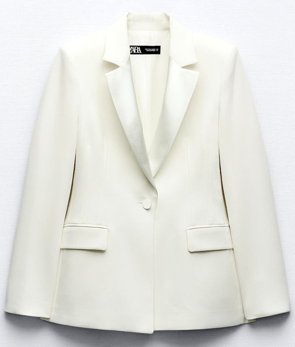 Blazer blanc femme