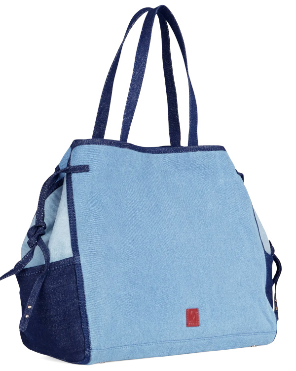 Sac cabas en coton | Bleu