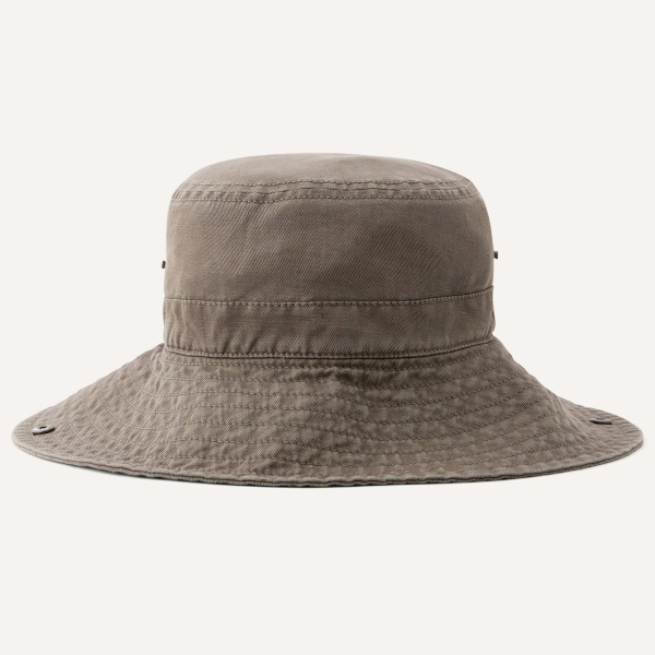 Chapeau en coton gris