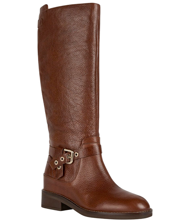 Bottes en cuir marron