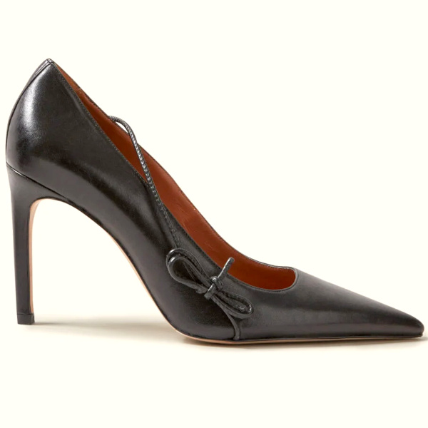 ESCARPINS CUIR NOIR