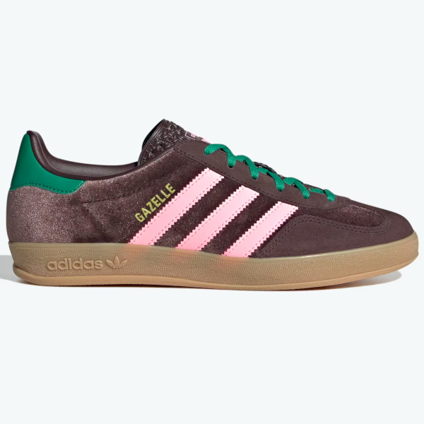 CHAUSSURE GAZELLE marron et rose