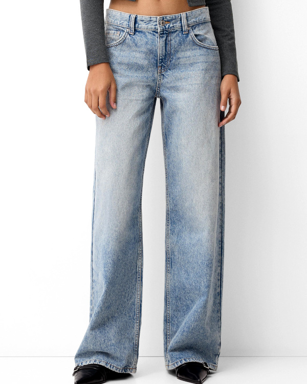 Jeans boyfriend bleu dlav