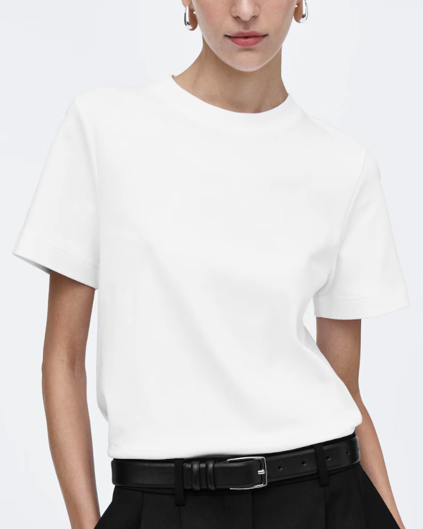 T-SHIRT REGULAR LGANT blanc