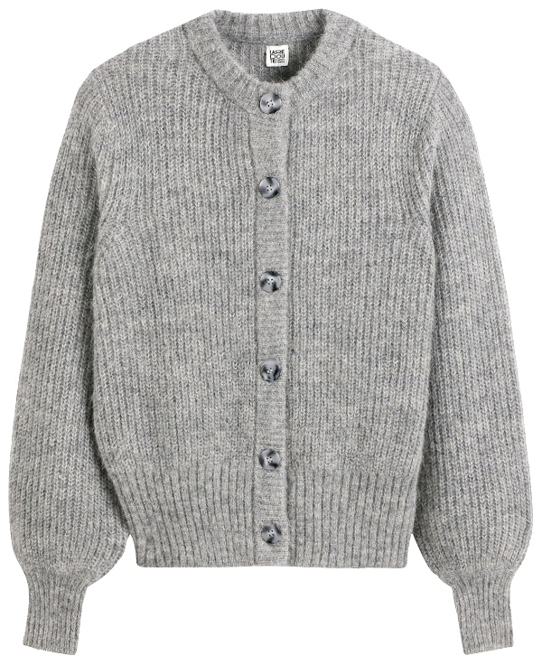 Cardigan alpaga mlang gris